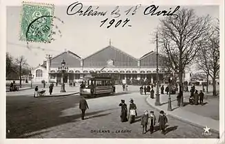 La seconde gare, au début du XXe siècle.