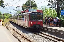 Rame SFSM ETR 107 Gare Pompei Scavi