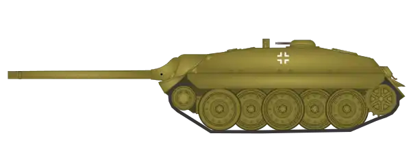 profil du chasseur de char E-25
