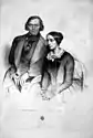 Robert et Clara Schumann.