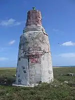 Phare d'Earhart réparé à la suite de la Seconde Guerre mondiale.