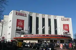 Vue extérieure du Earls Court Exhibition Centre