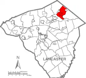 Localisation de East Cocalico Township