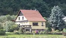 Photo couleur d'une maison