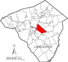 Localisation de East Lampeter Township