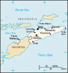 Description de l'image East Timor-CIA WFB Map.png.