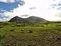 Le volcan-carrière Rano Raraku.