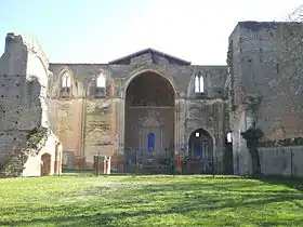 Abbaye La Clarté-Dieu (Eaunes) - Ancienne nef et transept.