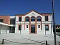 Ancienne façade et entrée principale de la mairie (Eaunes).