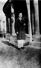 Ebrahim Pourdavoud (en) à Visva-Bharati en 1933