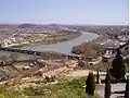 Industrie papetière sur les bords de l'Èbre à Tudela.