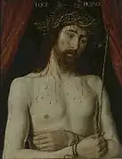 Face avant de l'Ecce Homo de Jean Hey. 1494. Musées royaux des beaux-arts de Belgique, Bruxelles
