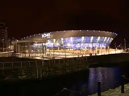 Photo de Liverpool Arena, lieu accueillant l'Eurovision 2023.