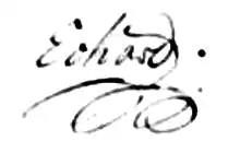 signature de Johann Gottfried Eckard