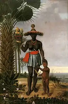 Albert Eckhout, Mulher Africana (1641, Musée national du Danemark).