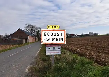 Une entrée de la commune.