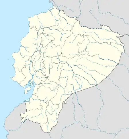 Vallée du rio Guayllabamba, domaine de l'Érione turquoise. Localisation.