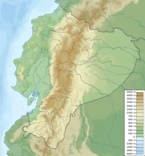Voir sur la carte topographique d'Équateur