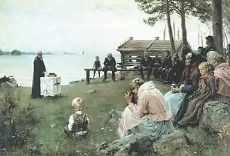 Service divin au bord de la mer, 1880, Paris, musée d'Orsay.