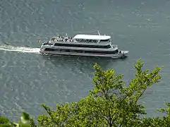 Coche d'eau sur l'Edersee