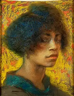 Portrait d'Aïcha (Pastel vers 1920), Musée arménien de France