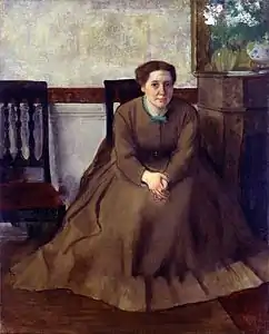 Edgar Degas, Portrait de Victoria Dubourg (1868-1869)