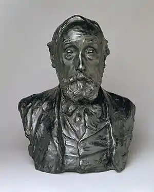 Edgar Degas à 72 ans (modelé en 1907), New York, Metropolitan Museum of Art.