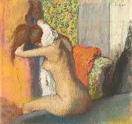 Après le bain, femme nue s'essuyant la nuque1886, Pastelmusée d'Orsay, Paris