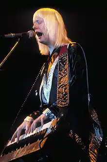 photographie de Edgar Winter en 1974