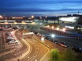 Vue générale de l'aéroport.