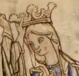 Portrait imaginaire d'Édith de Wessex.