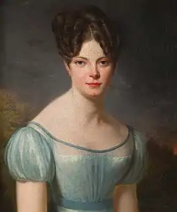 Portrait d'une jeune femme (1824), localisation inconnue.