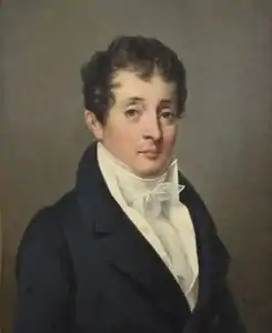 Portrait d'homme en buste (1817), localisation inconnue.
