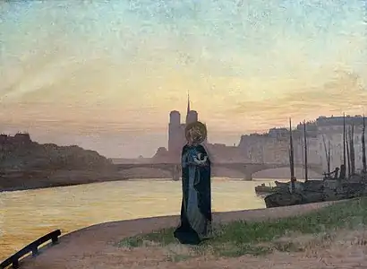 Sainte Geneviève devant Paris (1885), musée des Beaux-Arts de Brest.