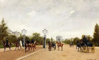 L'Avenue du Bois de Boulogne.