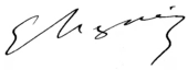 signature d'Edmond Magnier