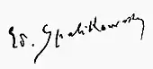 signature d'Edmond Spalikowski
