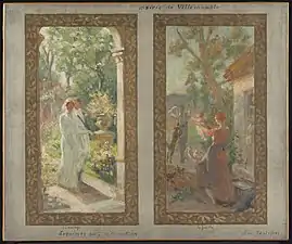 Esquisse pour la mairie de Villemonble : Le mariage - La famille (vers 1913), Paris, Petit Palais.