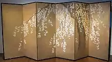 painted screen, Hara Zaimei