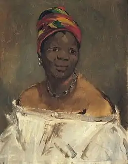 La Négresse, d'Édouard Manet, 1862.
