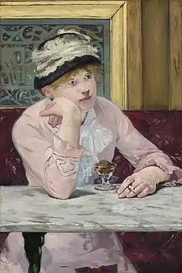 Édouard Manet:La Prune, 1878, National Gallery of Art (Washington D.C.)