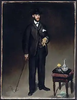 Portrait de Théodore Duret 1868, (43 × 35 cm), Musée du Petit Palais Paris.