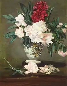 Édouard Manet, Vase avec pivoines,  1864-1865, Musée d'Orsay.