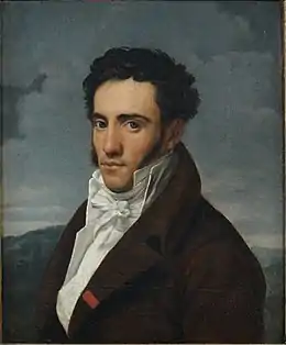 Portrait d'Édouard de Montulé (1818), attribué à Forestier, collection particulière