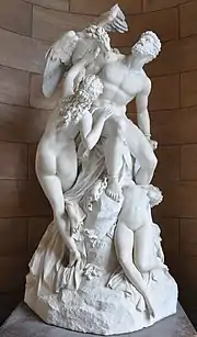 sculpture de Prométhée par Eduard Müller