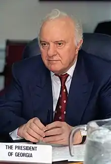Président Edouard Chevardnadze (1998)