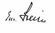 Signature de Eduard von Steiger