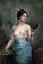 La Mujer y el Espejo, 1889, Juan B. Castagnino Fine Arts Museum (en)