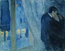 Edvard Munch: Le baiser (1892, Musée national de l'art, de l'architecture et du design Oslo)