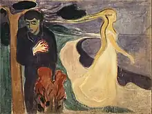 Séparation, Edvard Munch, 1896.